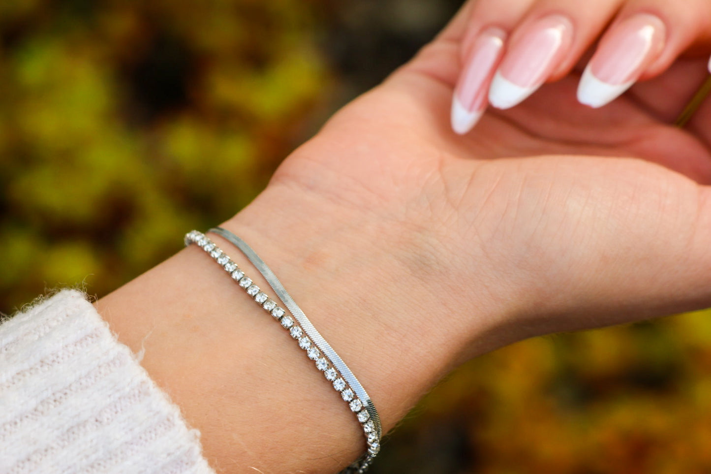 Bundle: Schmuckset im Silber-Look