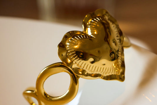 Herz-Armband in Goldoptik