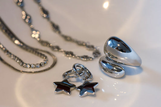 Bundle: Schmuckset im Silber-Look